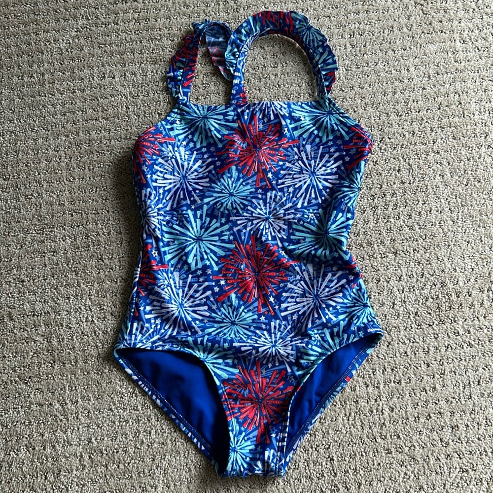 Cat &Jack fireworks swimsuit- 7/8
